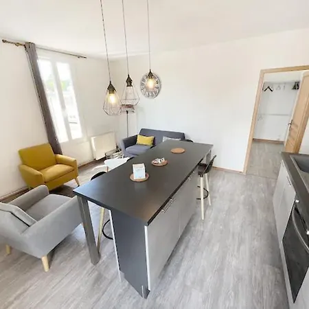 Appartement La Gare: 50m2, 4 Prs, 2 Ch - Proximite Cite Gastro Dijon