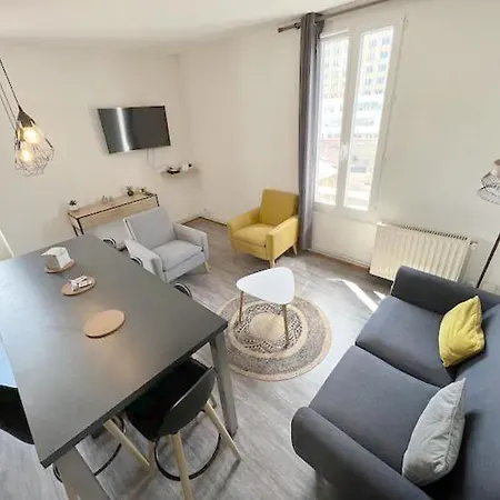 La Gare: 50m2, 4 Prs, 2 Ch - Proximite Cite Gastro * 第戎