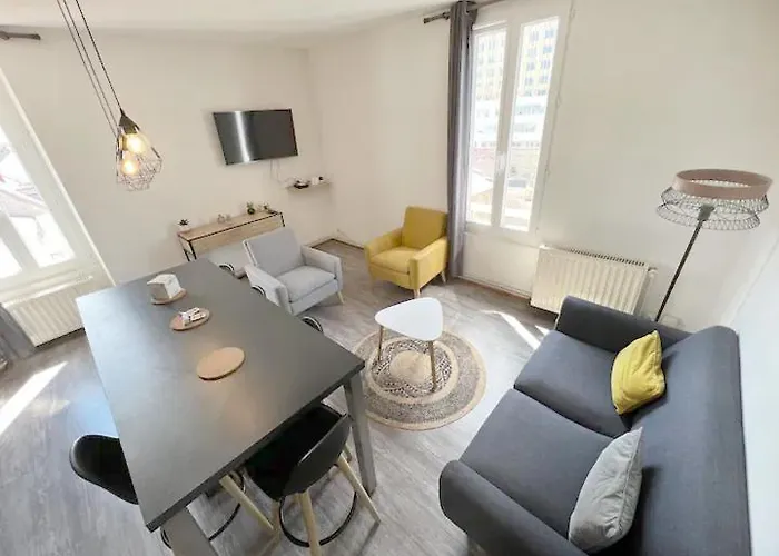 La Gare: 50m2, 4 Prs, 2 Ch - Proximité Cité Gastro * Dijon