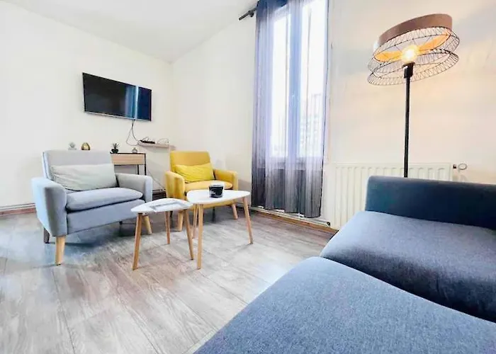 Appartement La Gare: 50m2, 4 Prs, 2 Ch - Proximite Cite Gastro